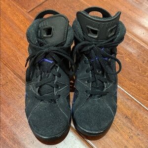 Jordan Kids Sneakers Black and Purple